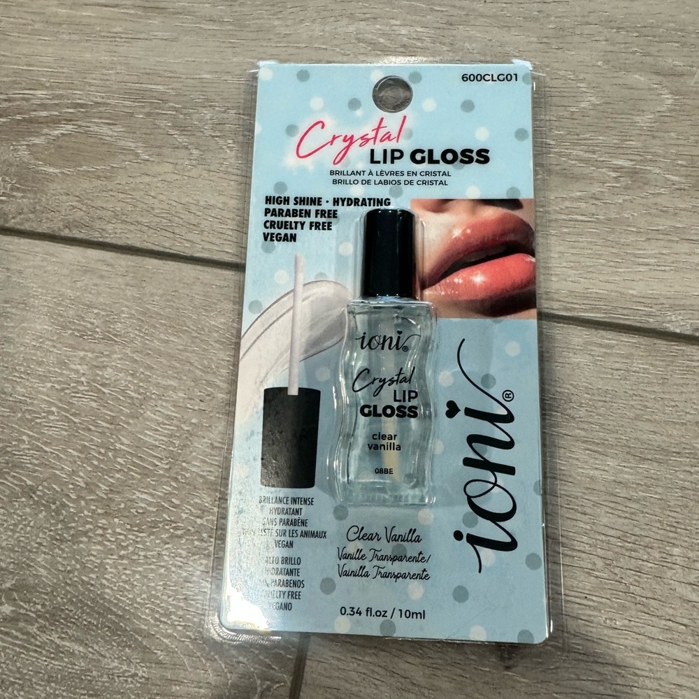 Crystal Lip Gloss - Clear Vanilla